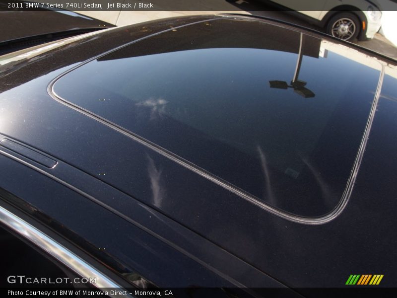 Jet Black / Black 2011 BMW 7 Series 740Li Sedan