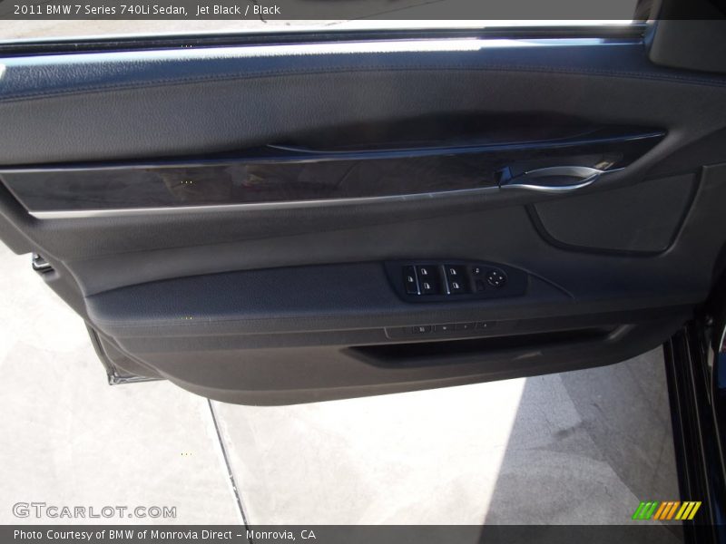 Jet Black / Black 2011 BMW 7 Series 740Li Sedan