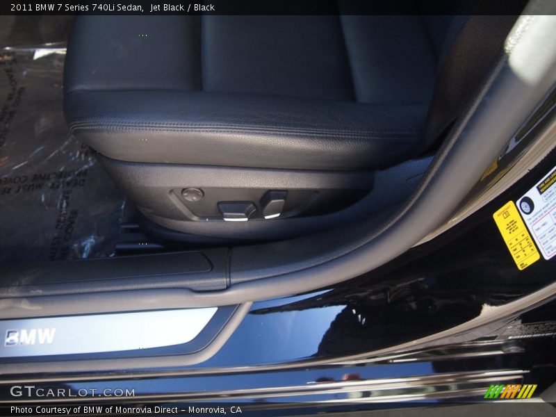 Jet Black / Black 2011 BMW 7 Series 740Li Sedan