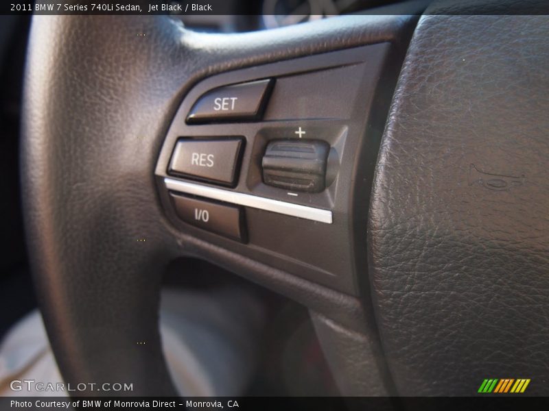 Jet Black / Black 2011 BMW 7 Series 740Li Sedan