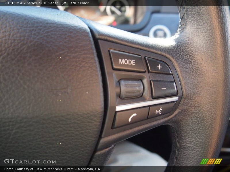 Jet Black / Black 2011 BMW 7 Series 740Li Sedan