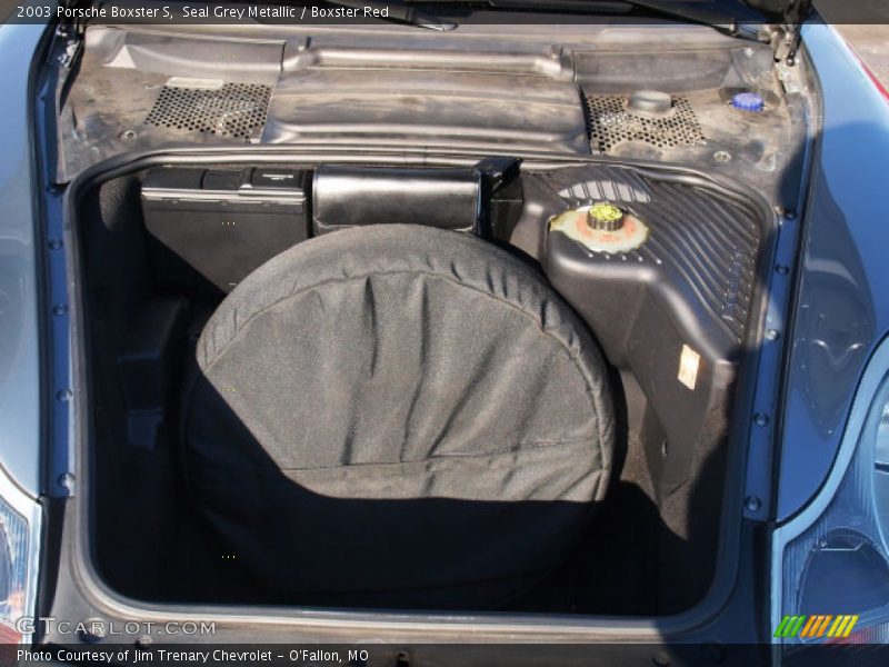 Seal Grey Metallic / Boxster Red 2003 Porsche Boxster S