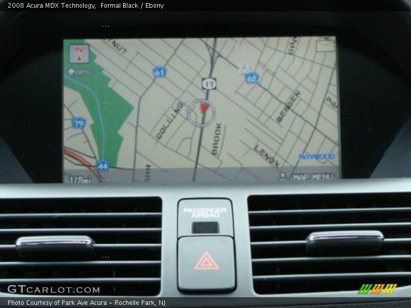 Formal Black / Ebony 2008 Acura MDX Technology