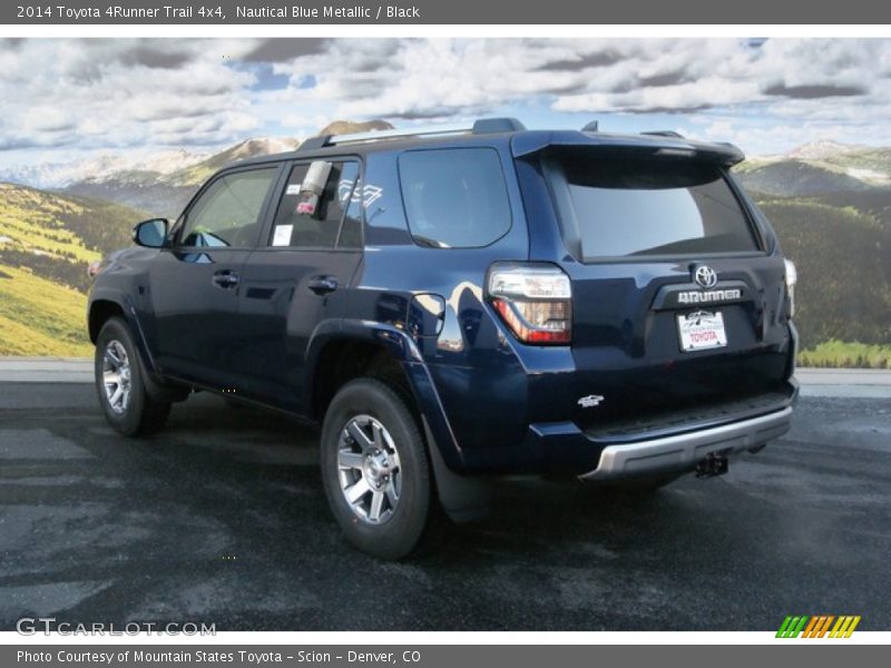 Nautical Blue Metallic / Black 2014 Toyota 4Runner Trail 4x4