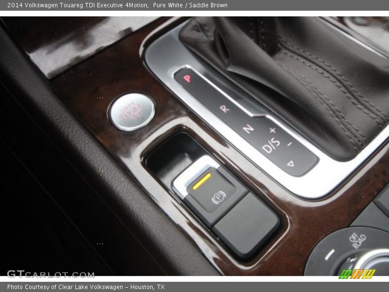 Pure White / Saddle Brown 2014 Volkswagen Touareg TDI Executive 4Motion