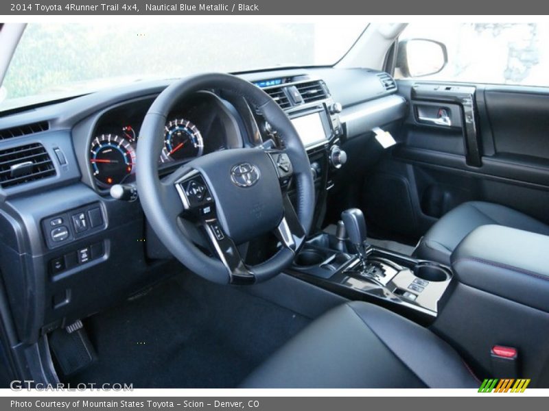 Nautical Blue Metallic / Black 2014 Toyota 4Runner Trail 4x4