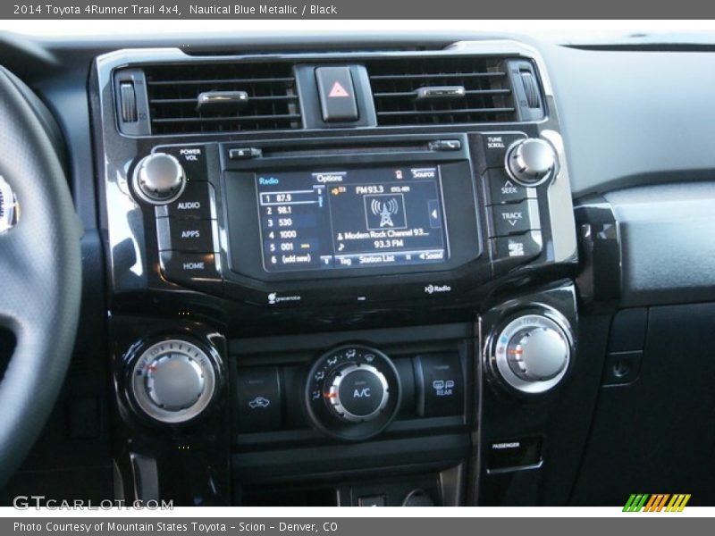 Nautical Blue Metallic / Black 2014 Toyota 4Runner Trail 4x4