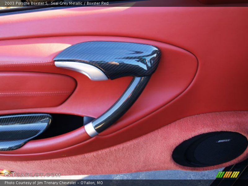 Seal Grey Metallic / Boxster Red 2003 Porsche Boxster S