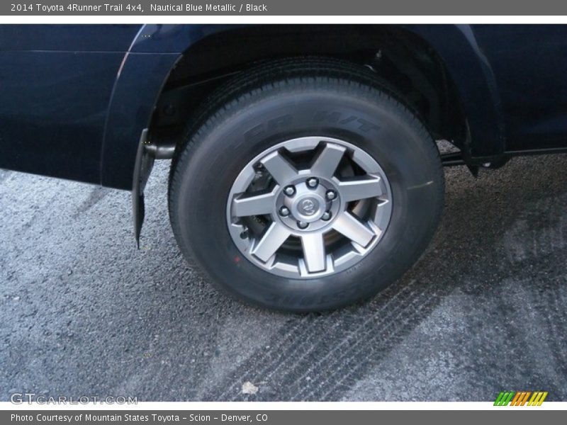 Nautical Blue Metallic / Black 2014 Toyota 4Runner Trail 4x4