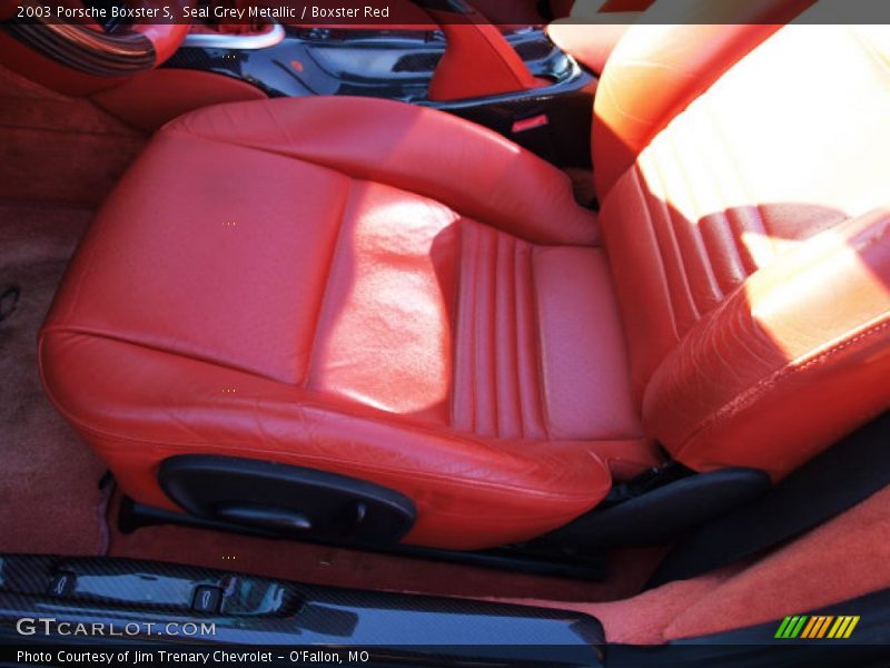 Seal Grey Metallic / Boxster Red 2003 Porsche Boxster S