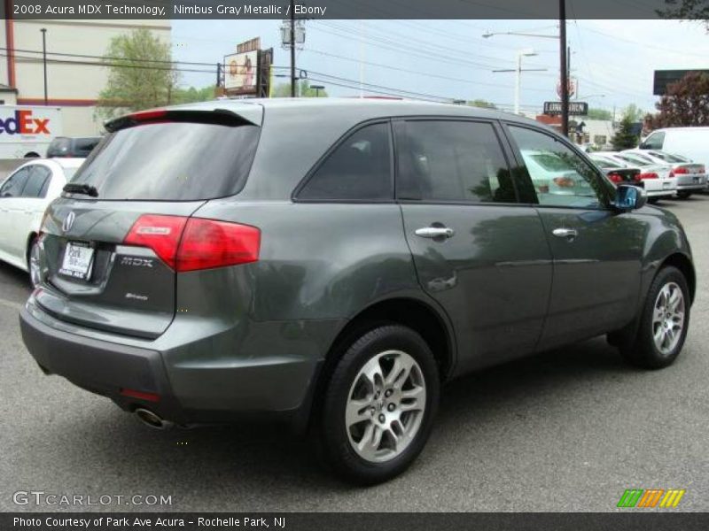 Nimbus Gray Metallic / Ebony 2008 Acura MDX Technology