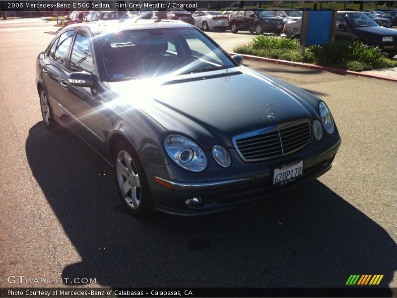 Flint Grey Metallic / Charcoal 2006 Mercedes-Benz E 500 Sedan