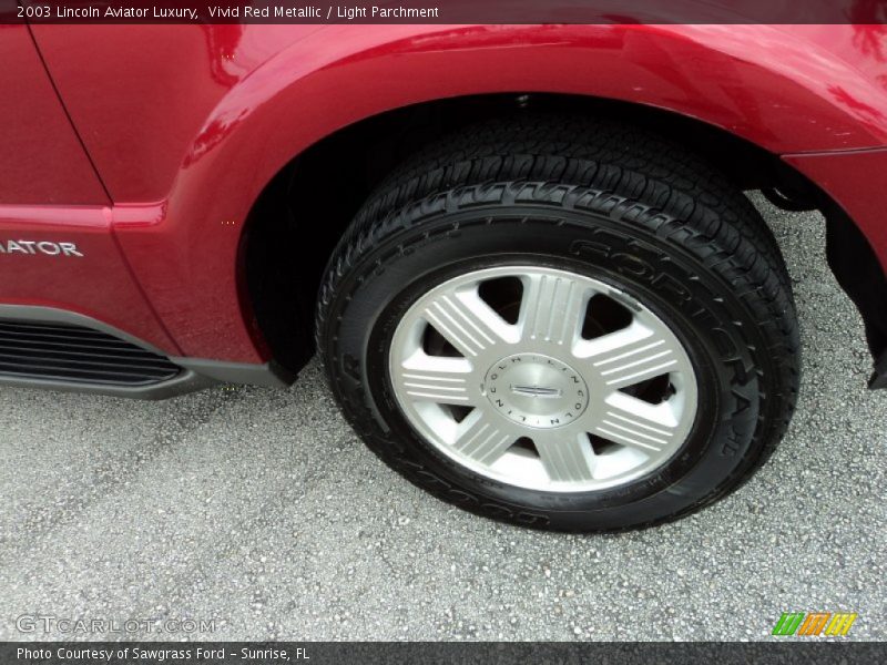 Vivid Red Metallic / Light Parchment 2003 Lincoln Aviator Luxury