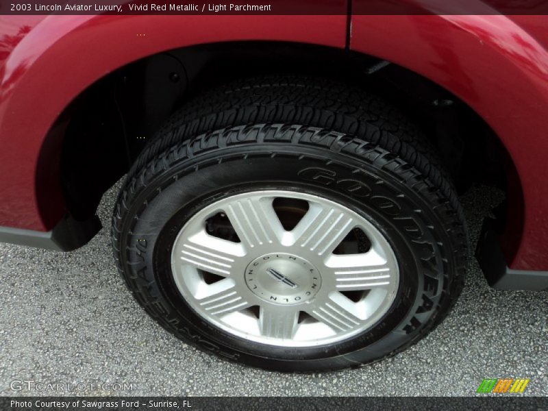 Vivid Red Metallic / Light Parchment 2003 Lincoln Aviator Luxury