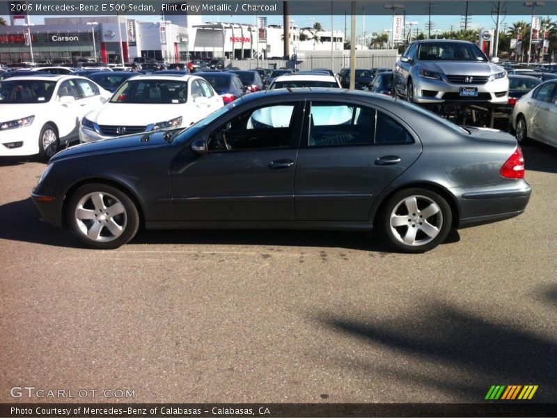 Flint Grey Metallic / Charcoal 2006 Mercedes-Benz E 500 Sedan