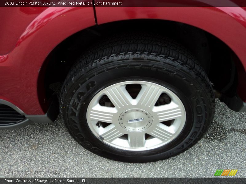 Vivid Red Metallic / Light Parchment 2003 Lincoln Aviator Luxury