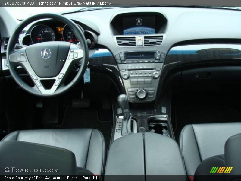 Nimbus Gray Metallic / Ebony 2008 Acura MDX Technology