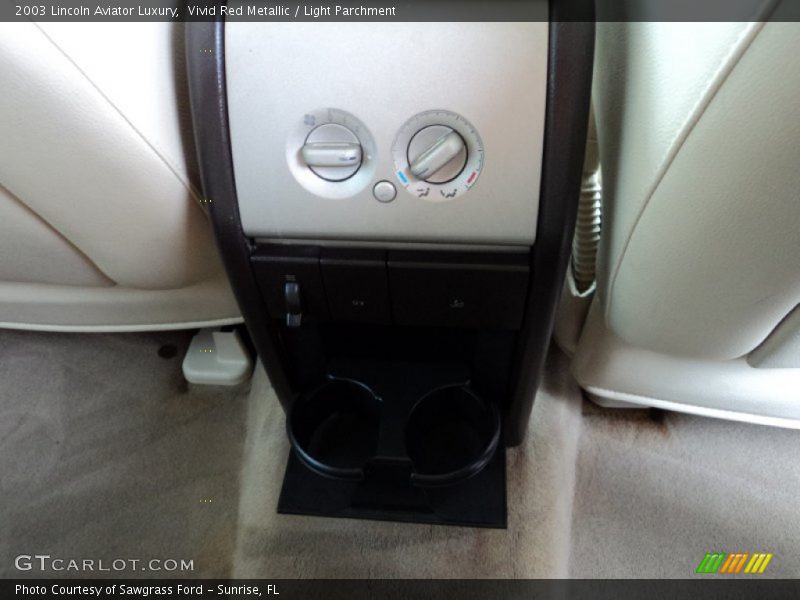 Vivid Red Metallic / Light Parchment 2003 Lincoln Aviator Luxury