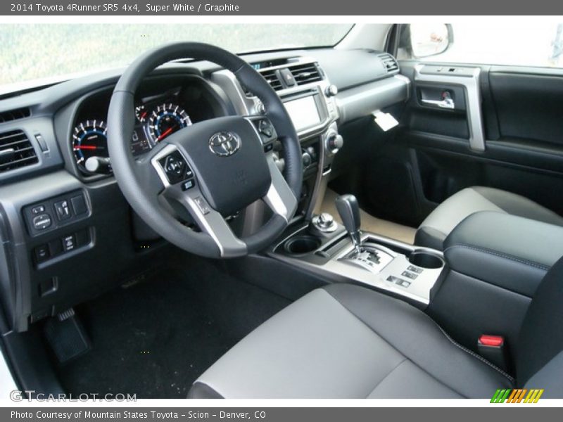 Super White / Graphite 2014 Toyota 4Runner SR5 4x4