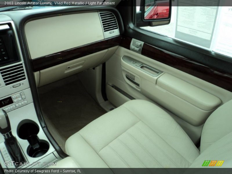 Vivid Red Metallic / Light Parchment 2003 Lincoln Aviator Luxury