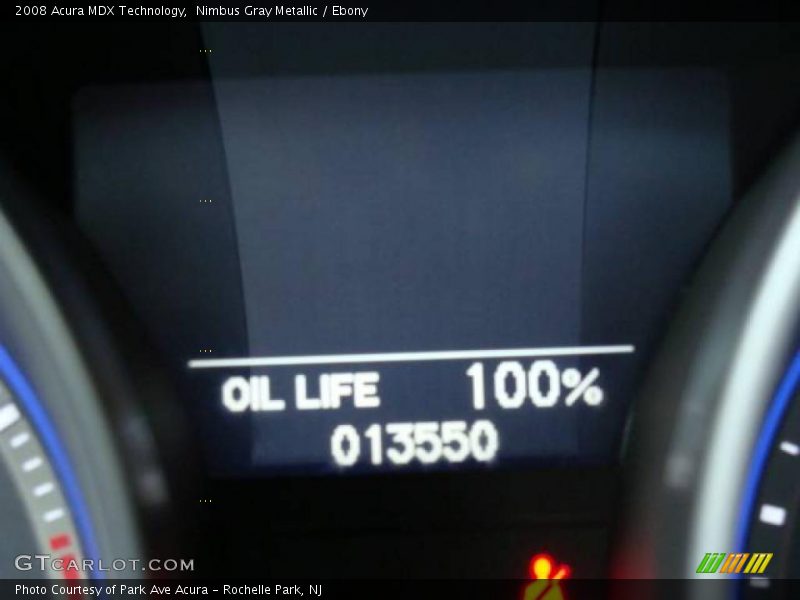 Nimbus Gray Metallic / Ebony 2008 Acura MDX Technology