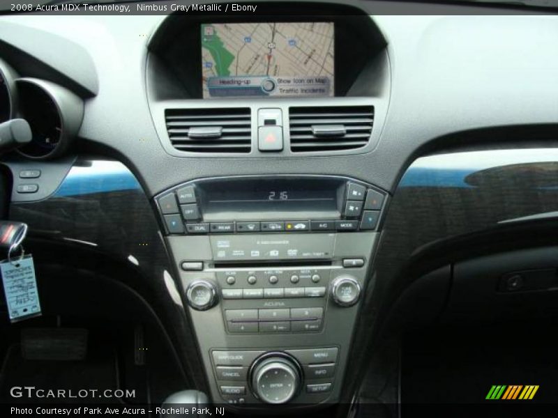 Nimbus Gray Metallic / Ebony 2008 Acura MDX Technology
