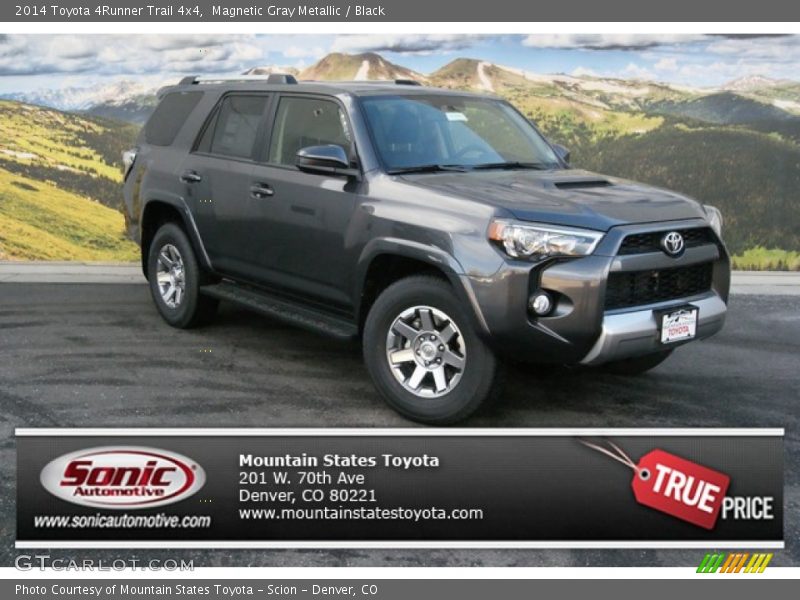 Magnetic Gray Metallic / Black 2014 Toyota 4Runner Trail 4x4