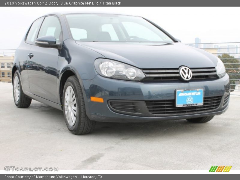 Blue Graphite Metallic / Titan Black 2010 Volkswagen Golf 2 Door