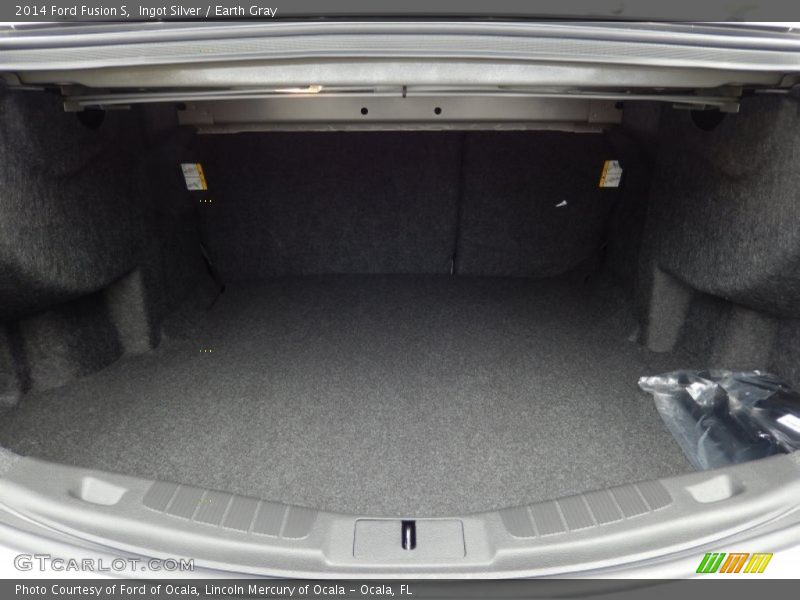 Ingot Silver / Earth Gray 2014 Ford Fusion S