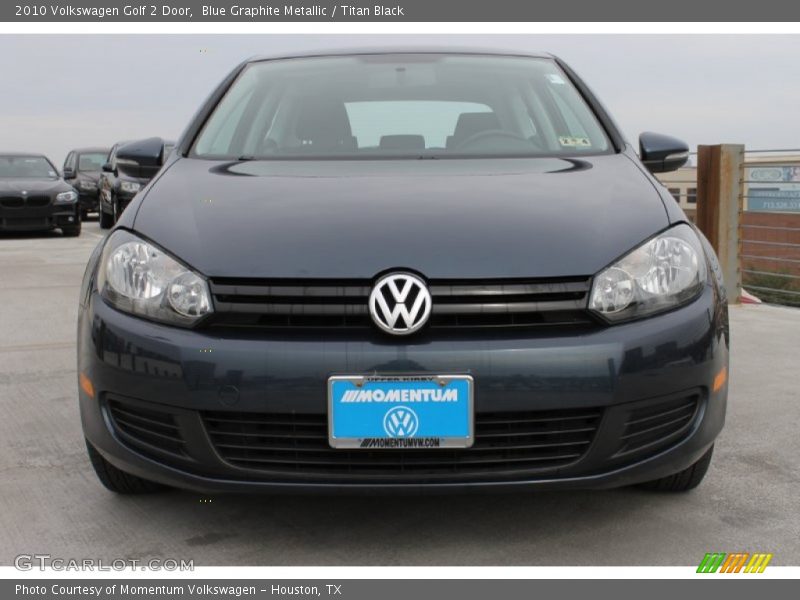 Blue Graphite Metallic / Titan Black 2010 Volkswagen Golf 2 Door
