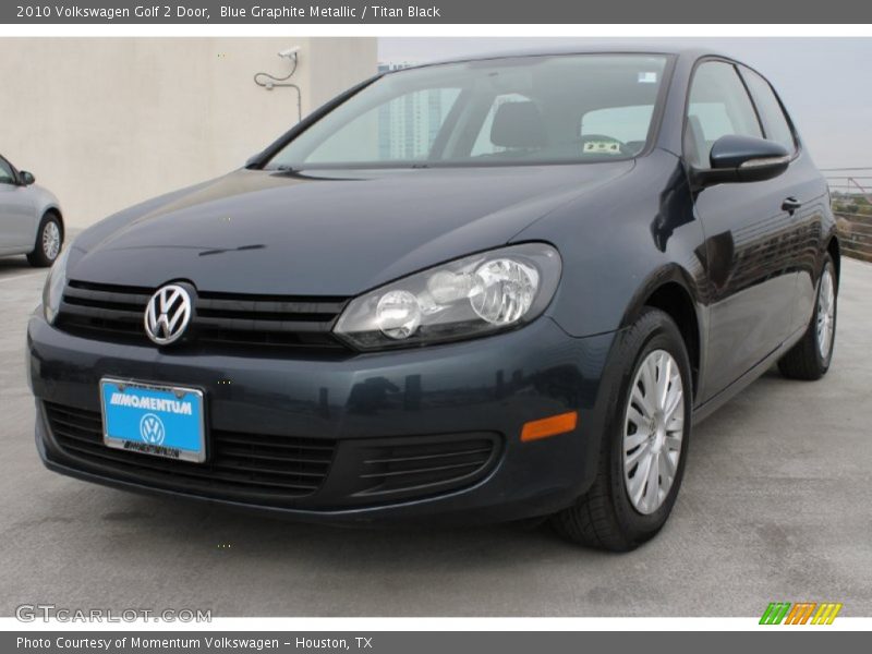 Blue Graphite Metallic / Titan Black 2010 Volkswagen Golf 2 Door
