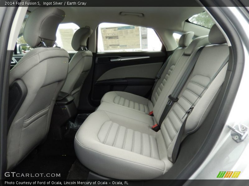 Ingot Silver / Earth Gray 2014 Ford Fusion S