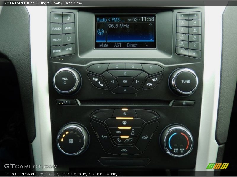 Ingot Silver / Earth Gray 2014 Ford Fusion S