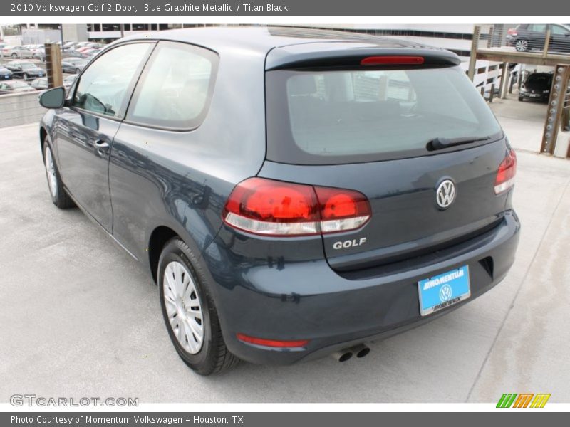 Blue Graphite Metallic / Titan Black 2010 Volkswagen Golf 2 Door