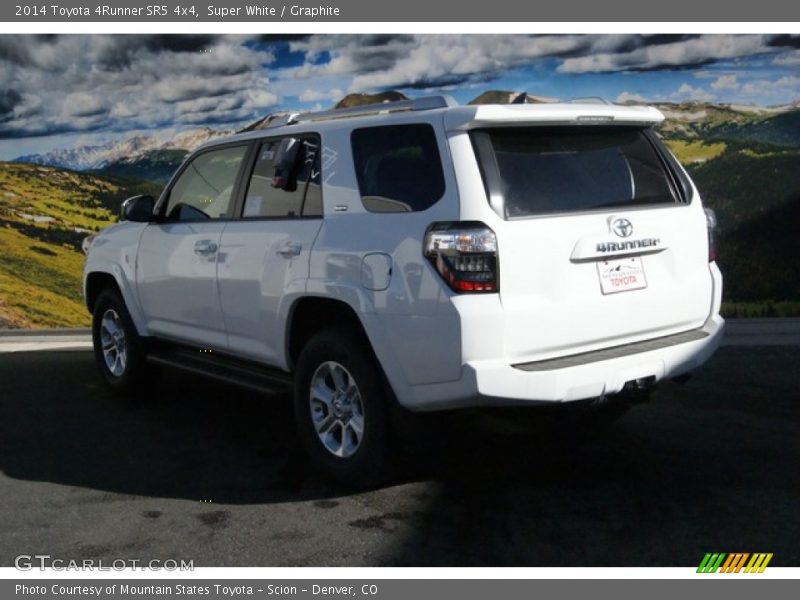 Super White / Graphite 2014 Toyota 4Runner SR5 4x4