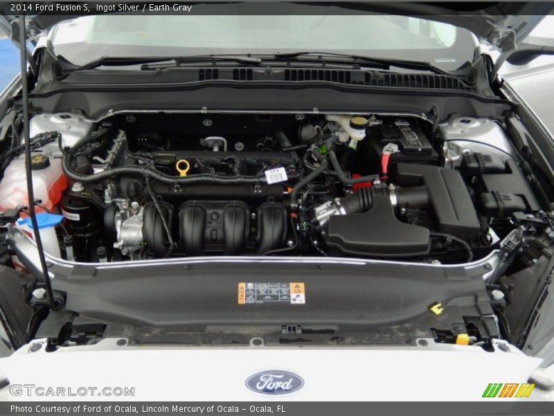 Ingot Silver / Earth Gray 2014 Ford Fusion S