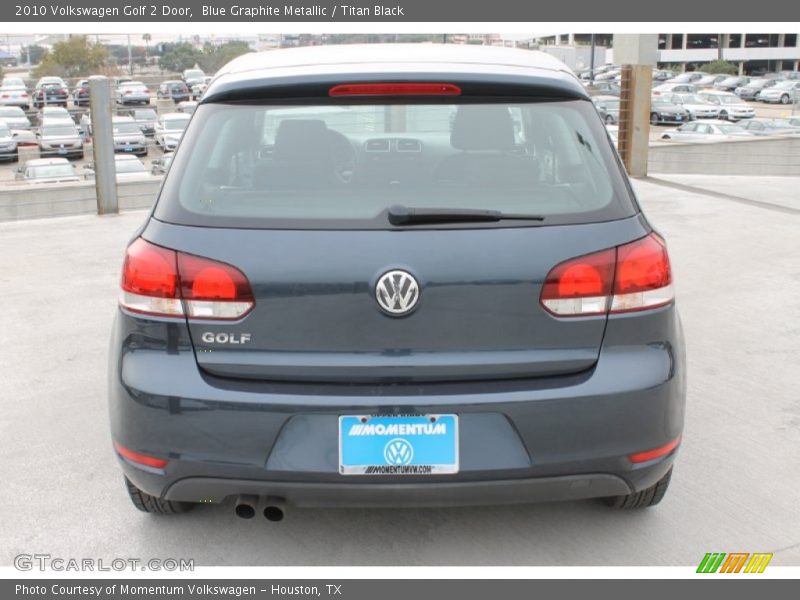 Blue Graphite Metallic / Titan Black 2010 Volkswagen Golf 2 Door