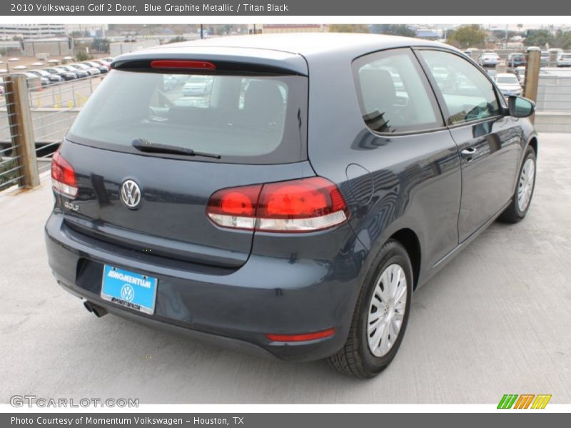 Blue Graphite Metallic / Titan Black 2010 Volkswagen Golf 2 Door