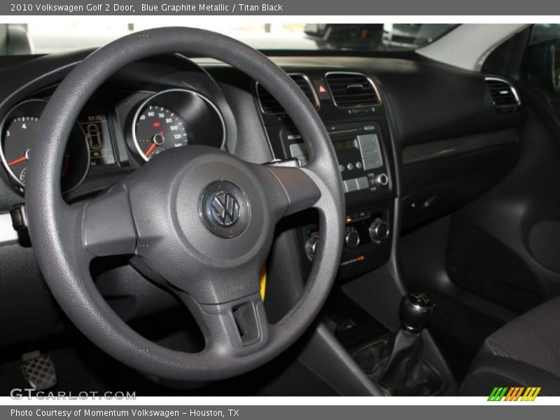 Blue Graphite Metallic / Titan Black 2010 Volkswagen Golf 2 Door