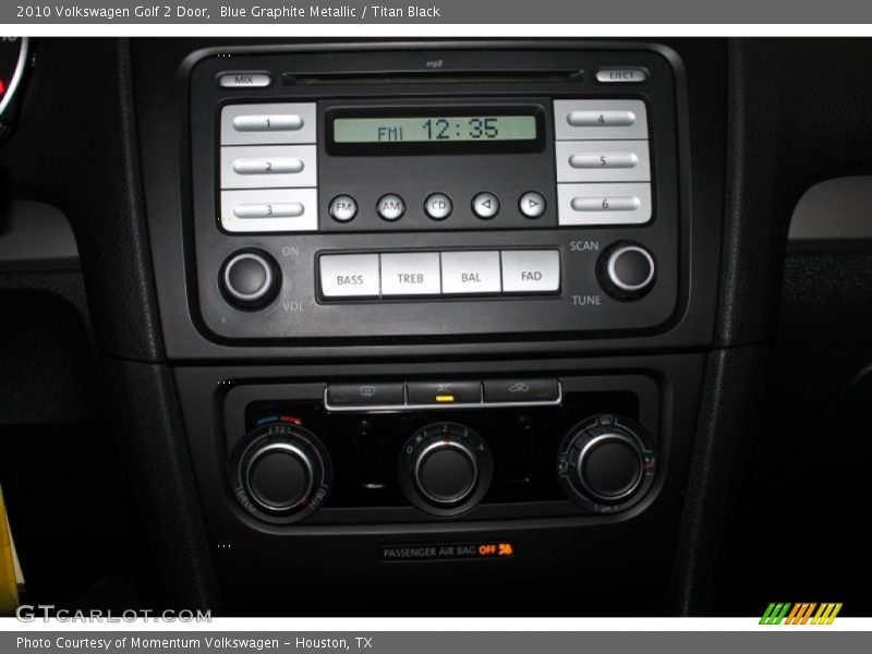 Blue Graphite Metallic / Titan Black 2010 Volkswagen Golf 2 Door