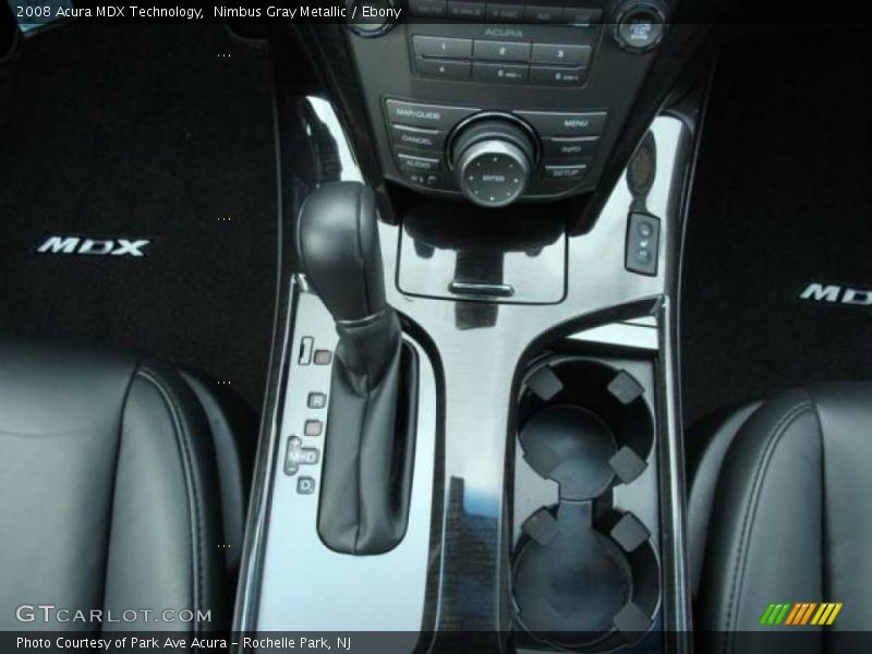Nimbus Gray Metallic / Ebony 2008 Acura MDX Technology