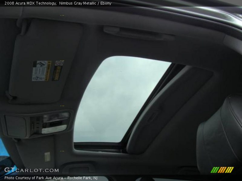 Nimbus Gray Metallic / Ebony 2008 Acura MDX Technology