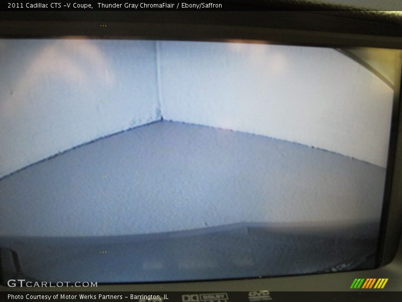 Thunder Gray ChromaFlair / Ebony/Saffron 2011 Cadillac CTS -V Coupe