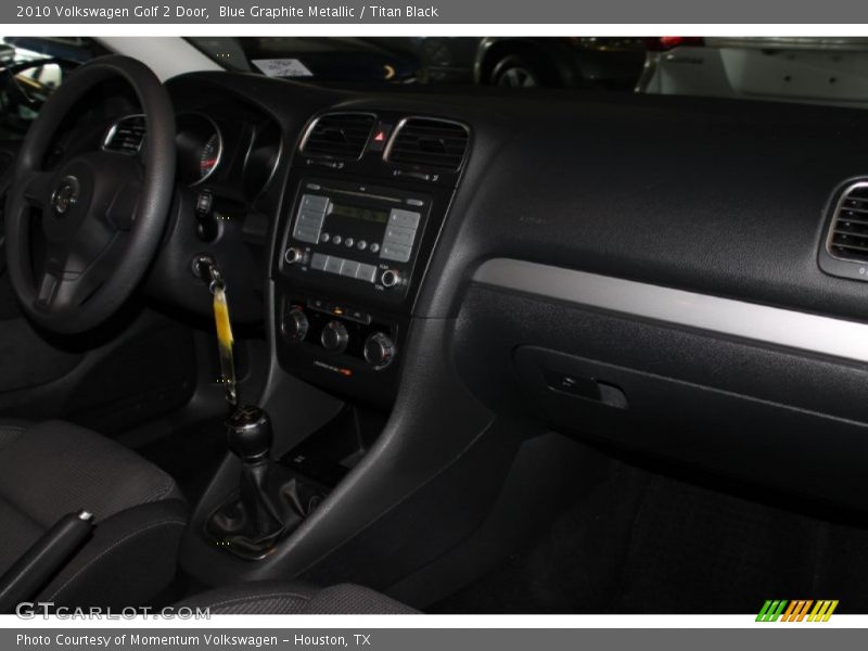 Blue Graphite Metallic / Titan Black 2010 Volkswagen Golf 2 Door