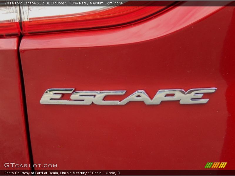 Ruby Red / Medium Light Stone 2014 Ford Escape SE 2.0L EcoBoost