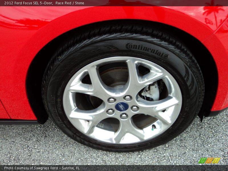 Race Red / Stone 2012 Ford Focus SEL 5-Door