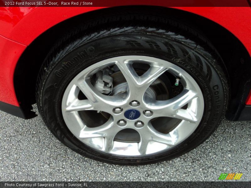 Race Red / Stone 2012 Ford Focus SEL 5-Door