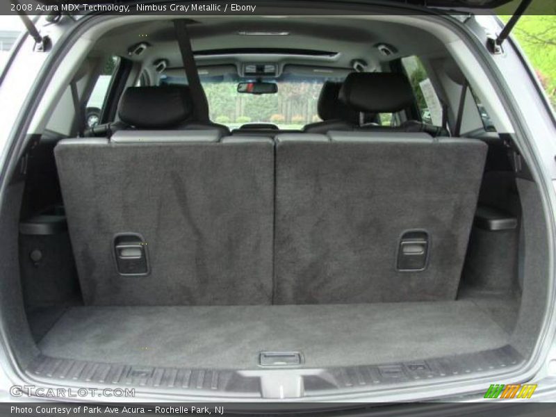 Nimbus Gray Metallic / Ebony 2008 Acura MDX Technology