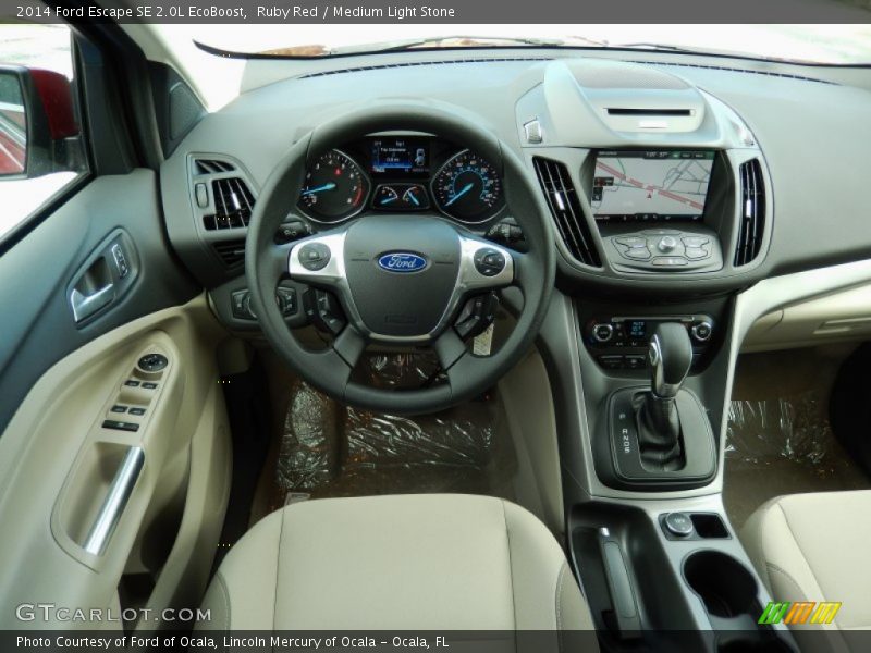 Dashboard of 2014 Escape SE 2.0L EcoBoost