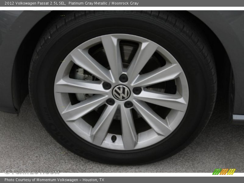 Platinum Gray Metallic / Moonrock Gray 2012 Volkswagen Passat 2.5L SEL